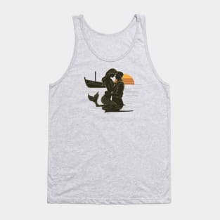 Mermaid and Sailor [Love's First Embrace] Tank Top